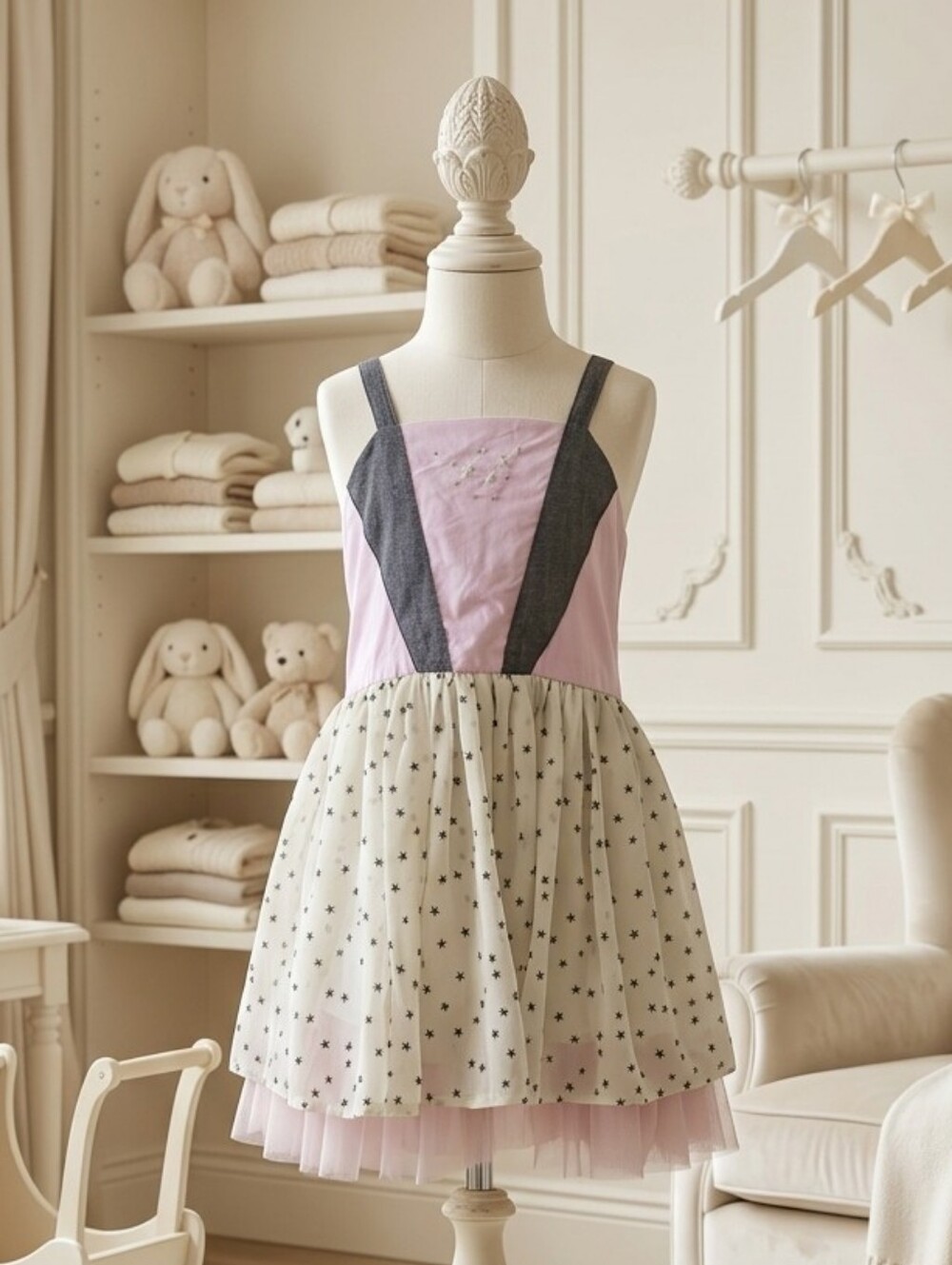 Wilding Punk & Princess Twirl Dress 2T Purple Star Tulle